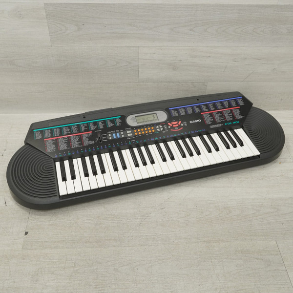 Used Casio CTK-571 W/ AC 61-Key Keyboard 61-Key