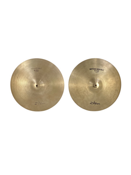 Used Zildjian K/z Dyno Beat Hi Hat Cymbals 13 - Inch