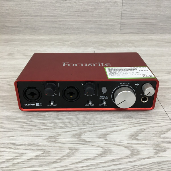 Used Focusrite SCARLETT 6I6 1ST GEN Computer Interface 2 A/D
