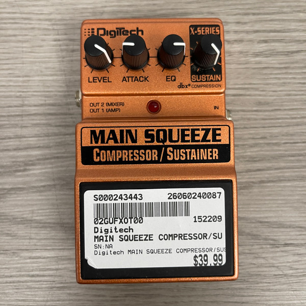 Used Maestro ARCAS COMP SUSTAIN Compressor Pedal