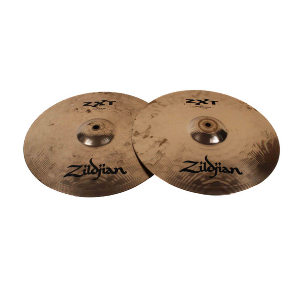 Used Zildjian 15-INCH PITCH BLACK MASTERSOUND HH TOP Hi Hat