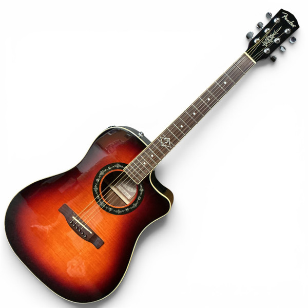 Ibanez AEL20E / AEL40SEジャンク　ケース付 Used Ibanez AEL20E-TBS-14-02 Acoustic Guitar Transparent Blue Sunburst