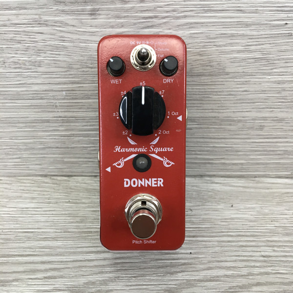 Used Donner HARMONIC SQUARE MINI PITCH SHIFTER Octave Pedal