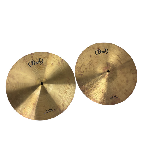 Used ZILDJIAN ZXT SOLID 14 INCH Hi Hat Cymbals
