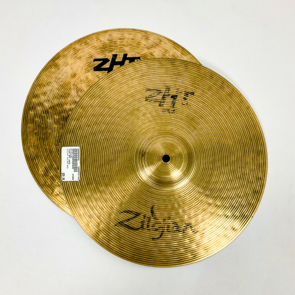 Used Zildjian 13IN Z CUSTOM DYNO BEAT HIHAT BOTTOM Hi Hat Cymbals 13