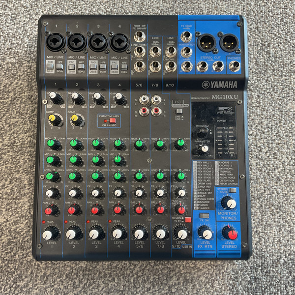 Used Yamaha MG10XU Mixing Console