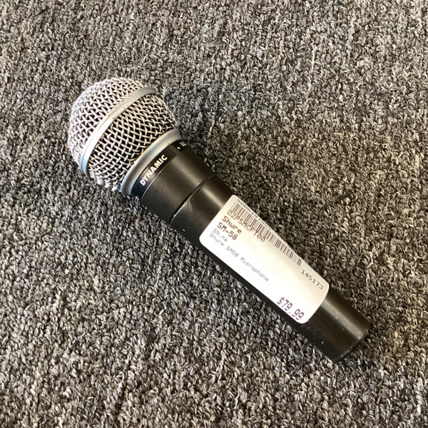 Used SHURE SM58 DUAL IMPEDANCE Microphone