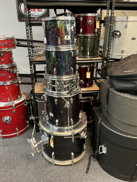 Used PDP 5PC Z5 SERIES DRUMS Drum Shell Kit Black