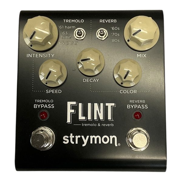 Used Strymon FLINT TREMOLO AND REVERB Guitar Effects Pedal