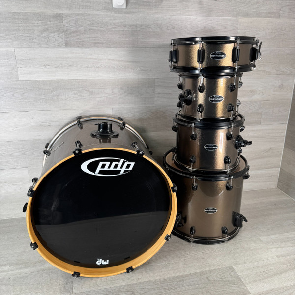 Used Pearl Rhythm Traveler Drum Shells And Hardware Black