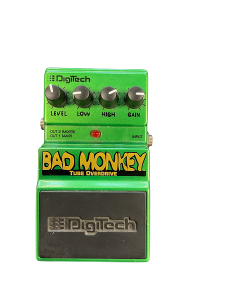 DigiTech BAD MONKEY チューブオーバードライブ Used Digitech BAD MONKEY TUBE OVERDRIVE PEDAL Overdrive Pedal