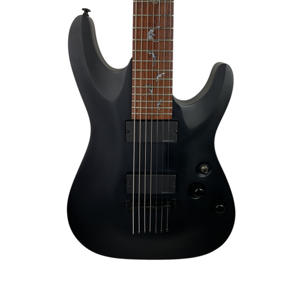 Used Schecter BLACKJACK 7 STRING Super S Electric Guitar Black 7