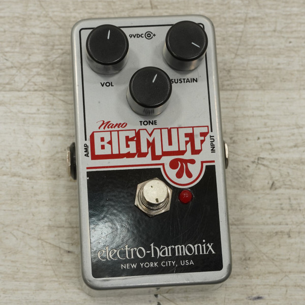 Used Electro Harmonix (E/H) NANO BIG MUFF Fuzz Pedal