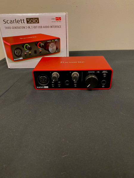 Used Focusrite SCARLETT 2I2 GEN 1 Computer Interface 2 A/D
