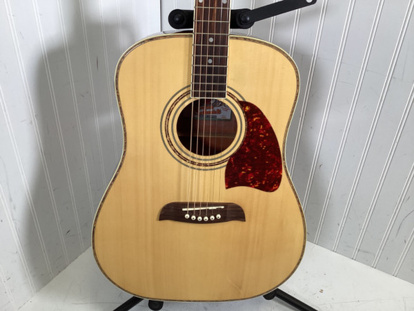 Used Recording King ROS-7-TS Laminate Top Acoustic Guitar Tobacco