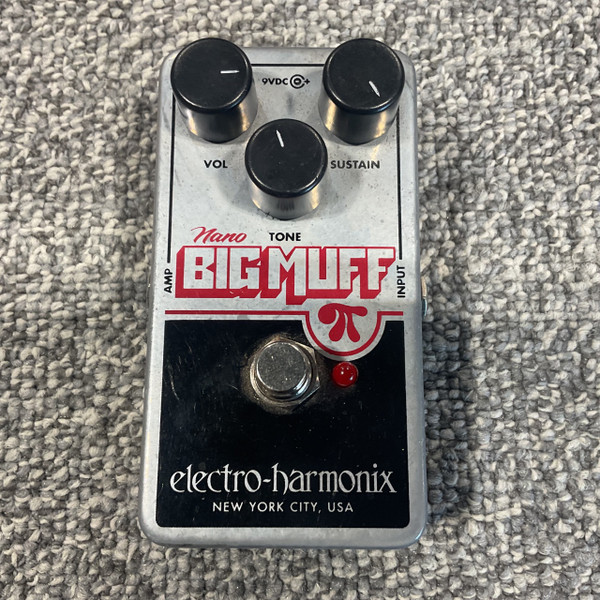 Used Electro Harmonix (E/H) NANO BIG MUFF Fuzz Pedal