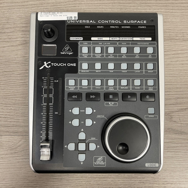 Used Behringer X TOUCH ONE CONTROL SURFACE Pro Sound Product