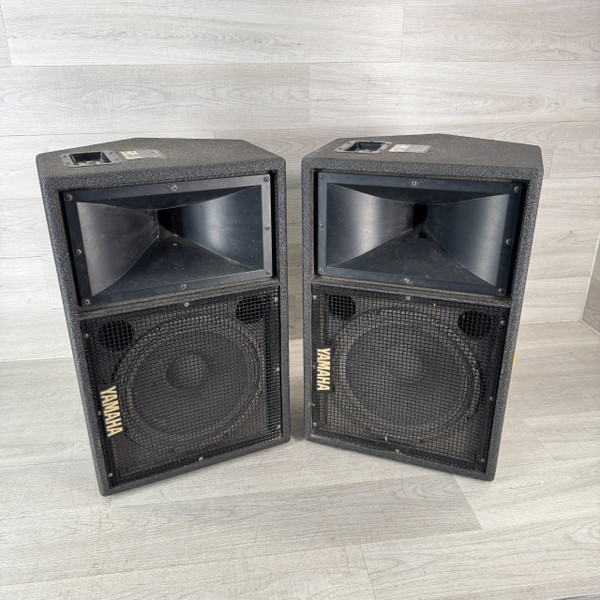 Used Yamaha S115IV PAIR Passive Full Range Speaker Cabinet