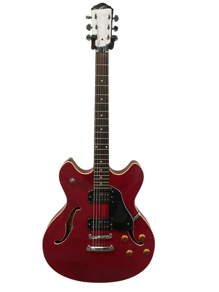 Used Washburn HB-35 Semi-Hollow Electric Guitar Red 6-String