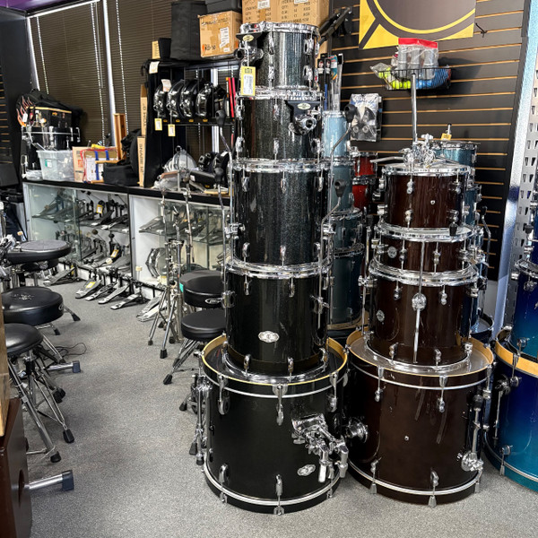 Used Mapex MARS 5PC BOP KIT 18IN KICK Drum Shell Kit Goldtop