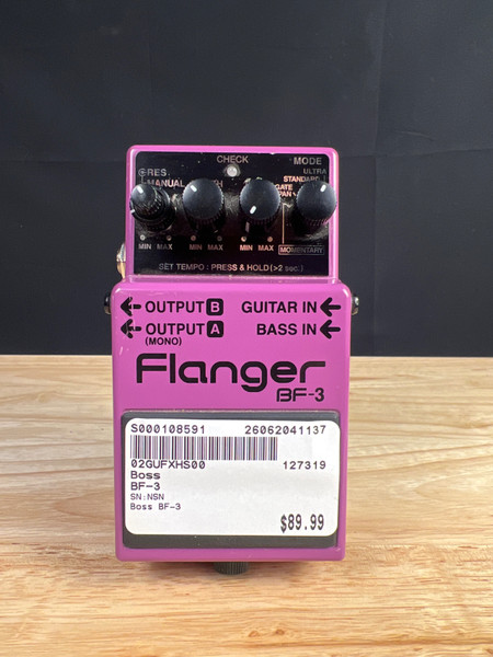 Used DOD FX72 BASS STEREO FLANGER Flanger Pedal