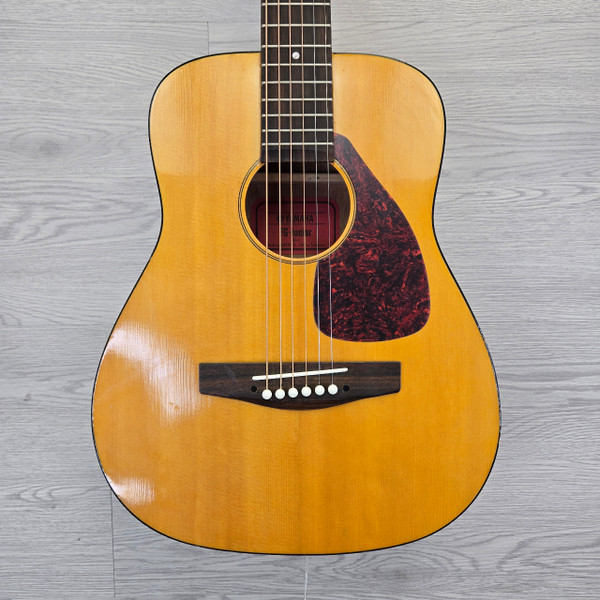 FG-110 Yamaha Acoustic Guitar Used Vintage Label Natural Top Wood