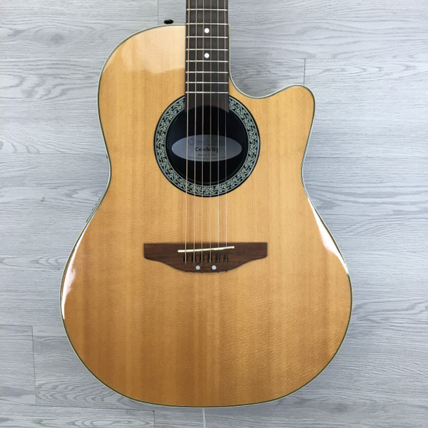 Used Samick GREG BENNETT OM-8CE Laminate Top Acoustic Guitar Natural