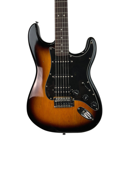 Used Squier 2006 BULLET STRAT S Type Electric Guitar Black 6-String