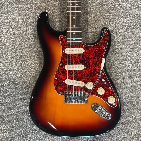 Used Squier 2006 BULLET STRAT S Type Electric Guitar Black 6-String