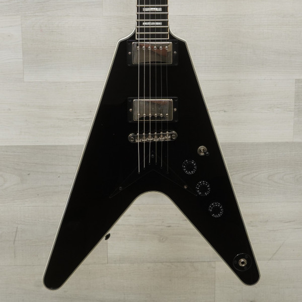 Used LTD EX-351D Pointy Electric Guitar Black 6-String