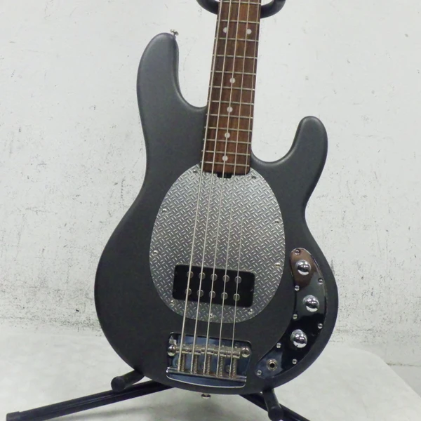 Used Musicman STING RAY 4 STRING Bass Guitar Silver/Gray 4-String