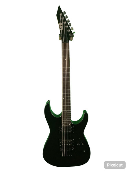 Used Peavey PREDATOR PLUS S Type Electric Guitar Green 6-String
