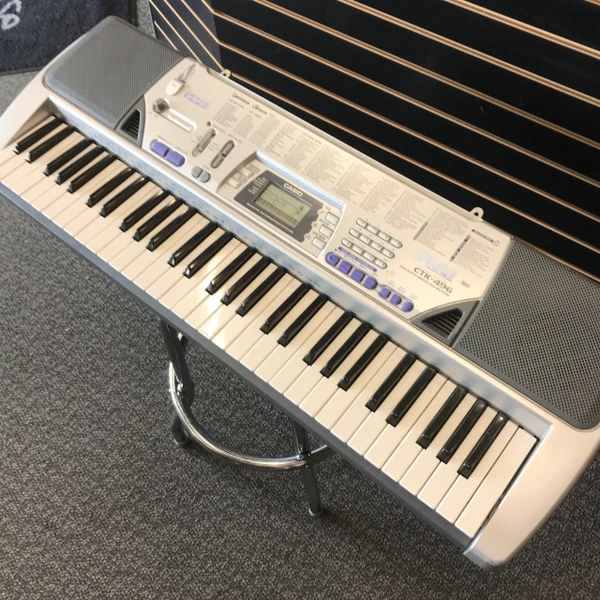Used Casio CTK-496 61-Key Keyboard 61-Key