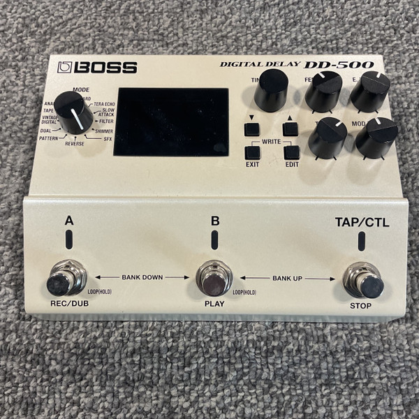 Used Boss DD-500 DIGITAL DELAY Delay Pedal