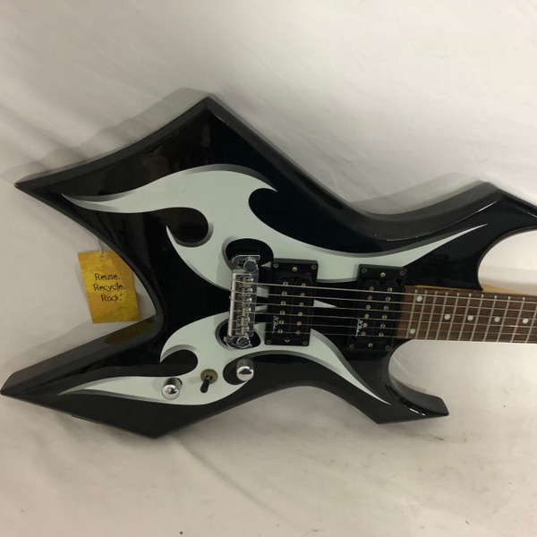 Used BC Rich WARLOCK BRONZE SERIES Pointy Electric Guitar Black 6