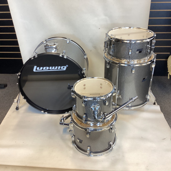 Used Pearl 4PC RHYTHM TRAVELER Drum Shell Kit Black
