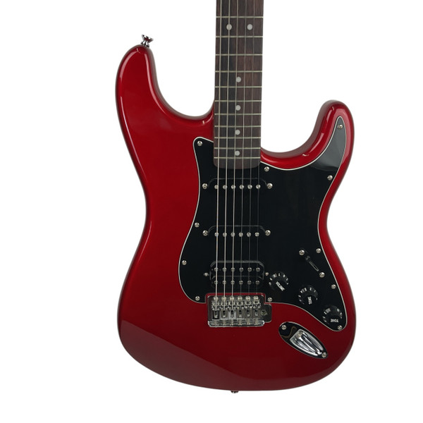 Used Squier Bullet Stratocaster Electric Guitar Red 6-String