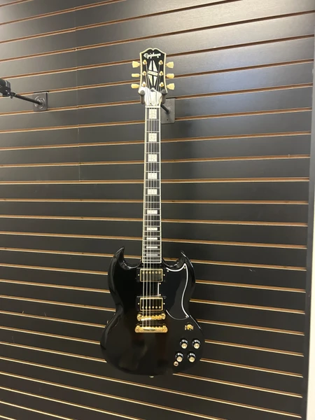 Used Epiphone SG CUSTOM + DUNCAN JB SG Type Electric Guitar Black