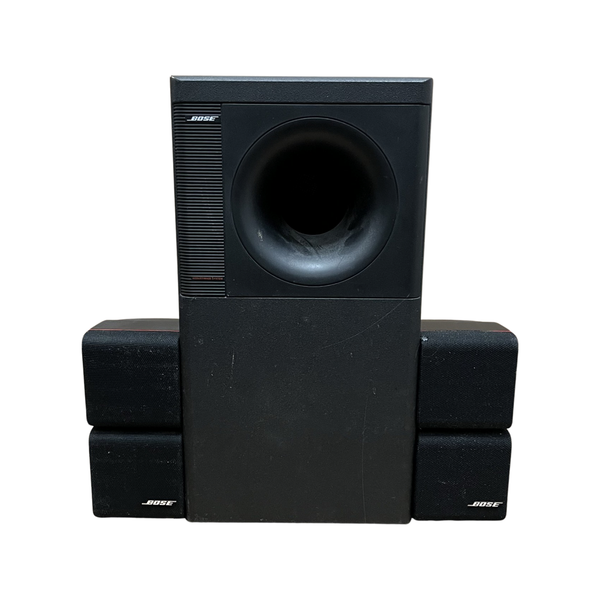 Used Bose ACOUSTIMASS 5 Speaker Cabinets Small Full Range Speaker