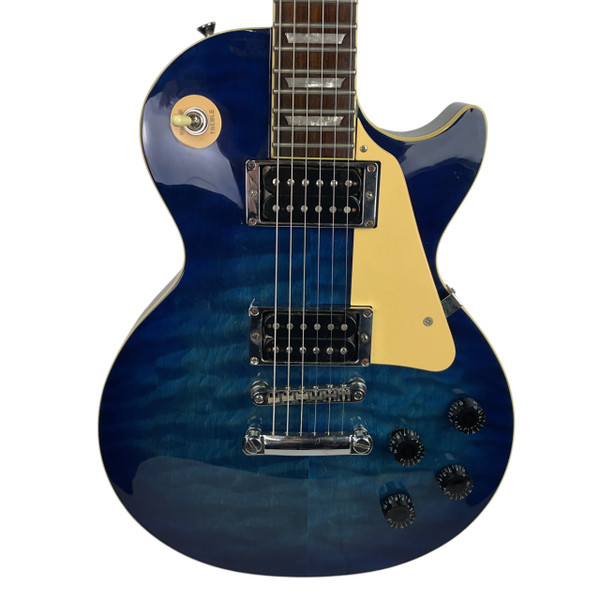Used Epiphone Les Paul Standard Electric Guitar Blue
