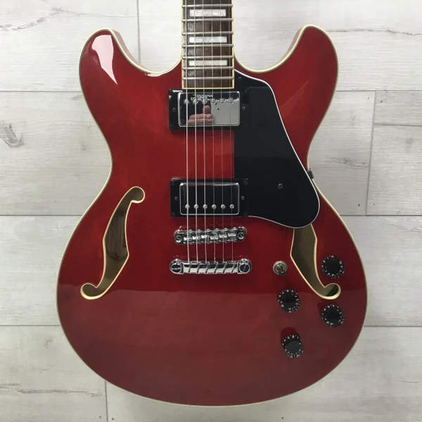Used Ibanez ASV93-TDL 5B-01 Semi-Hollow Electric Guitar Sunburst 6