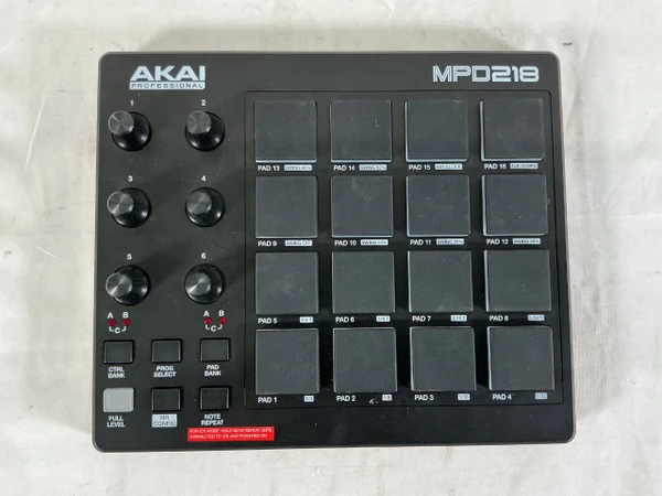 Used Akai MPD218 Pad Controller Pad