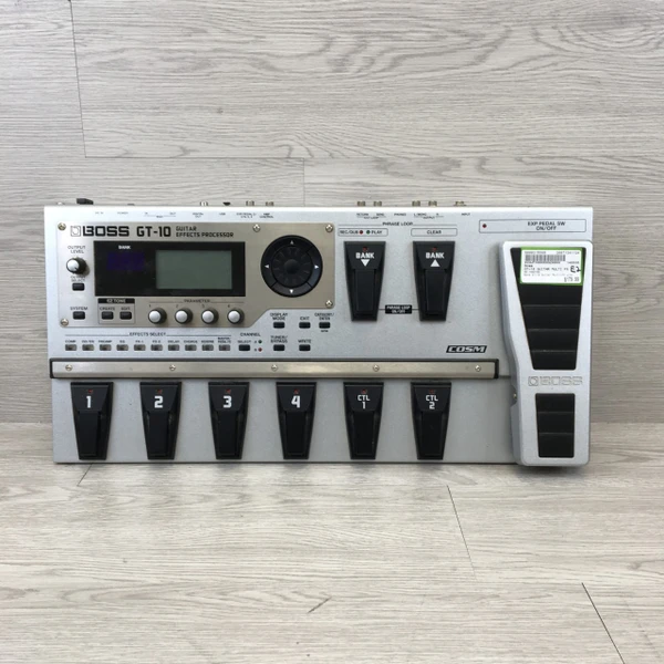 Used Boss GT-10 MULTI EFFECTS W/PWR/BOX Floorboard Effect