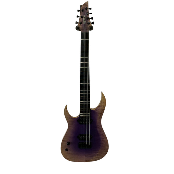 Used Schecter JEFF LOOMIS 7 JL7FR Super S Electric Guitar Red 7-String