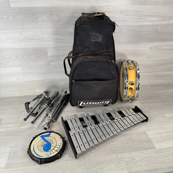 Used Pearl PK910C STUDENT PERCUSSION KIT Bell Kit in Gig Bag