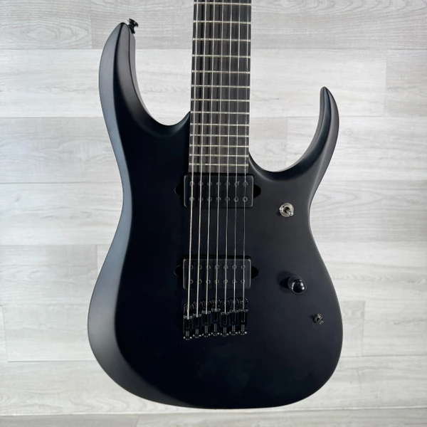 Used Legator G8FP Modern Metal Electric Guitar Black 8-String