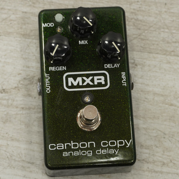 Used MXR CARBON COPY AQUA BLUE Delay Pedal