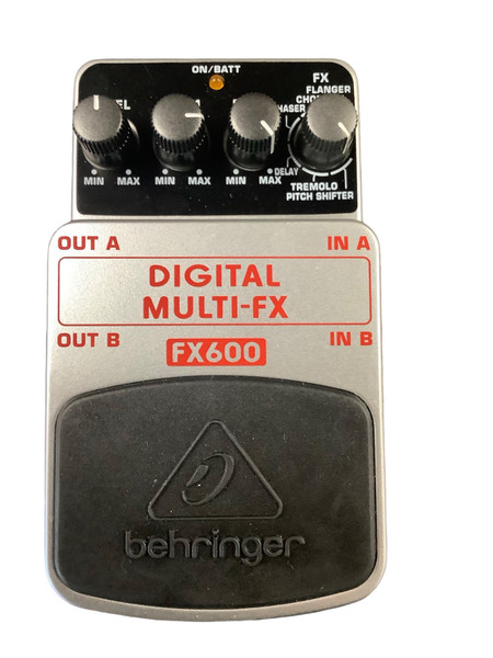 Used Behringer Bass Limiter Enhancer Guitar Effects Pedal