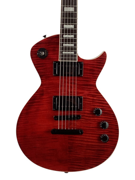 Used Eastwood AIRLINE H44 DLX LP Type Electric Guitar Orange 6-String