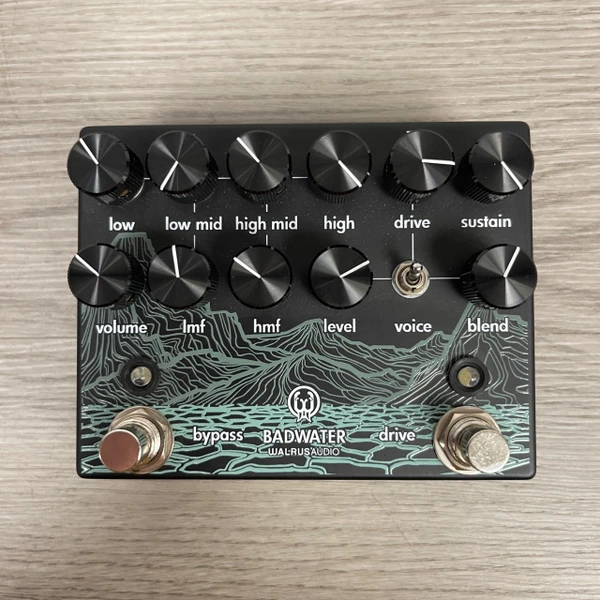 Used Walrus Audio BADWATER Bass Pre-Amp Pedal